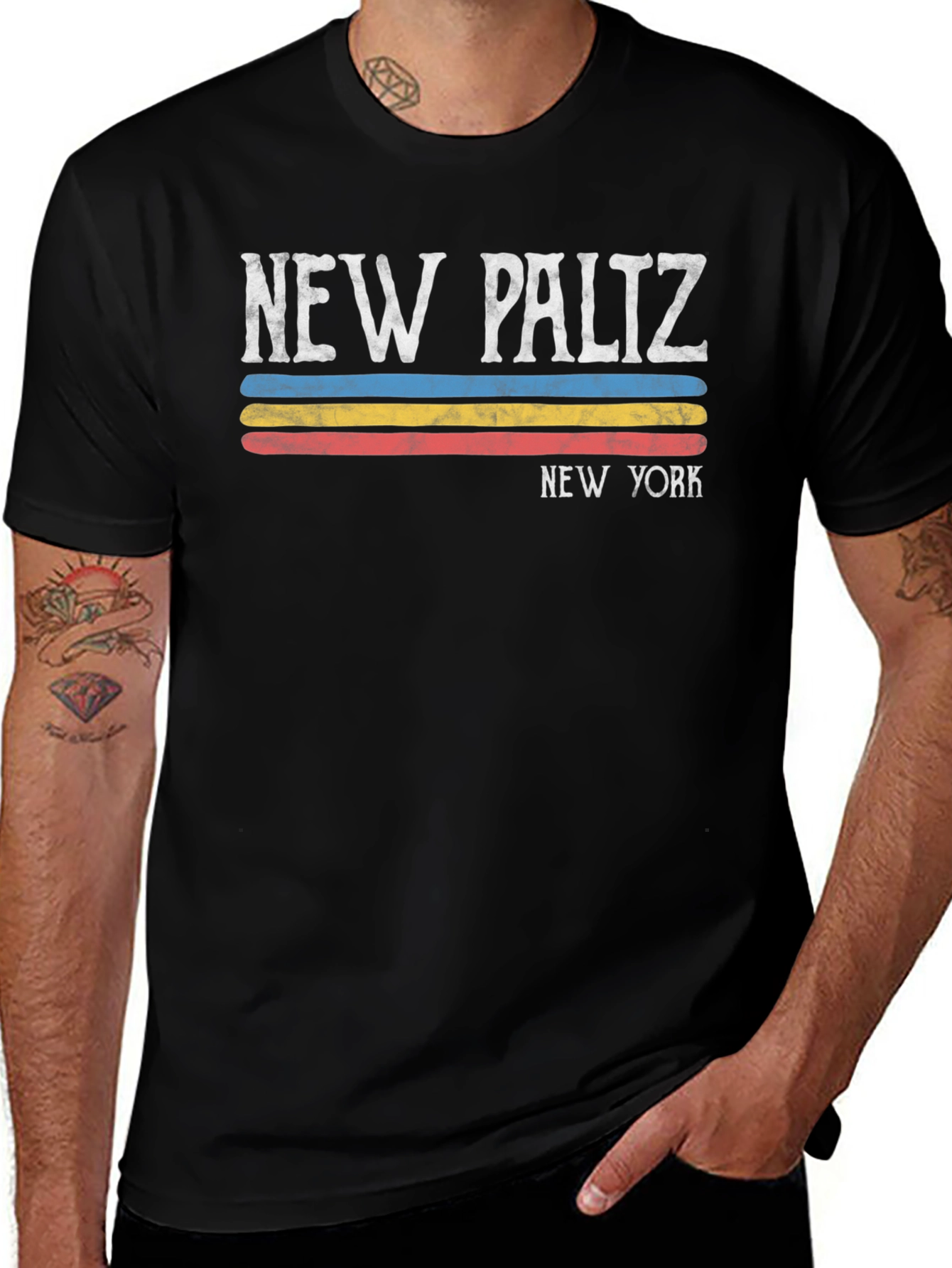 New Paltz NY Retro T-Shirt