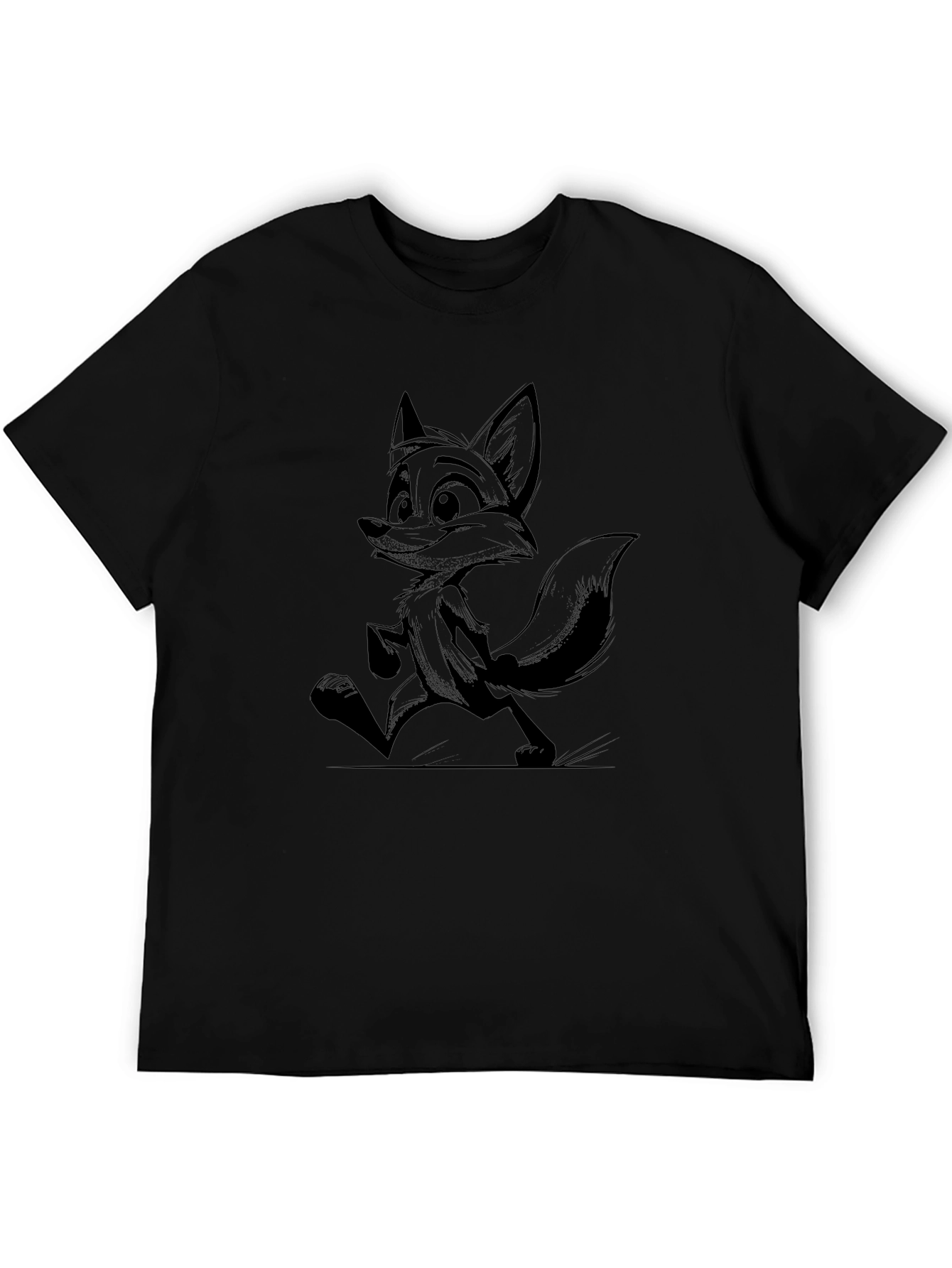Fox Graphic Black T-Shirt