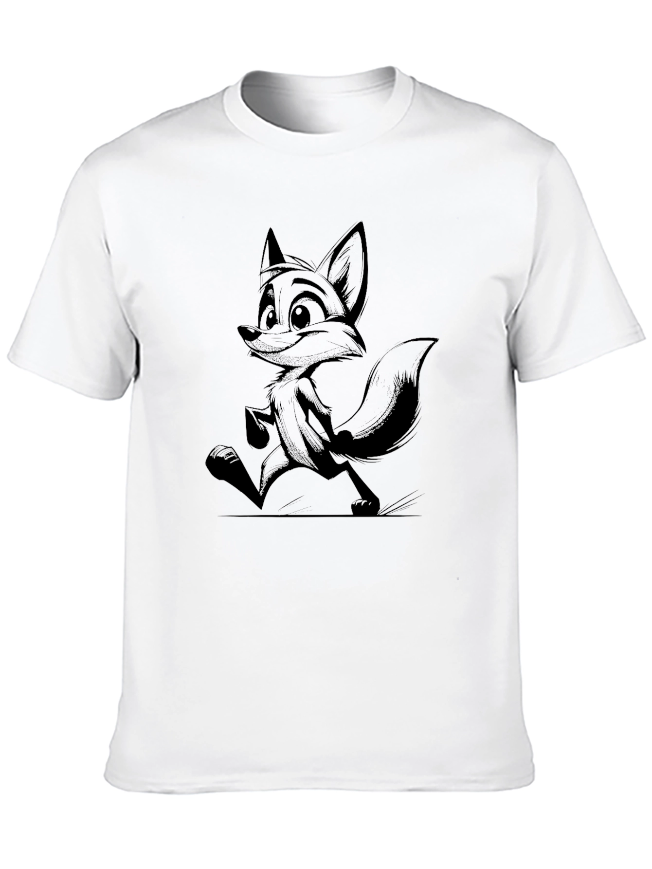 Fox Graphic Black T-Shirt