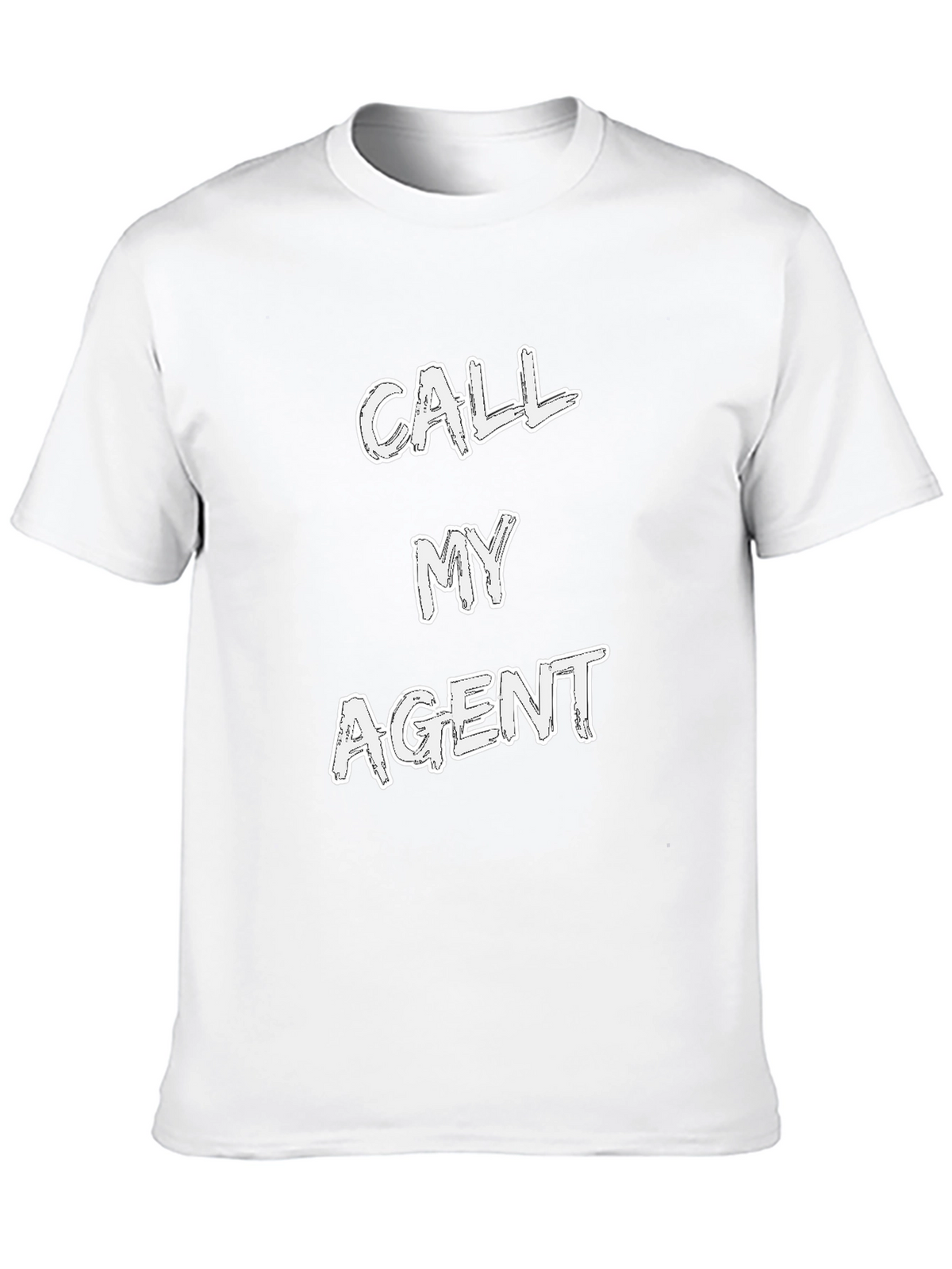 Call My Agent Graphic Tee - Mens Black T-Shirt