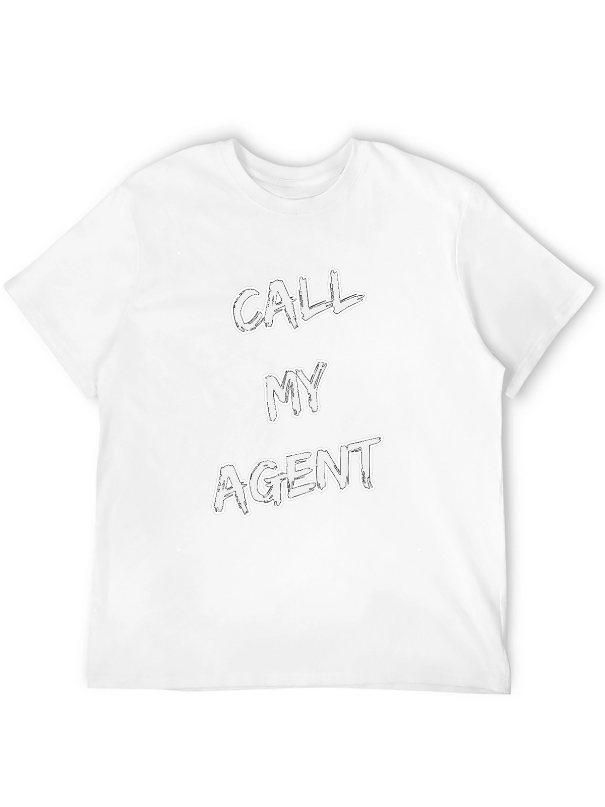 Call My Agent Graphic Tee - Mens Black T-Shirt