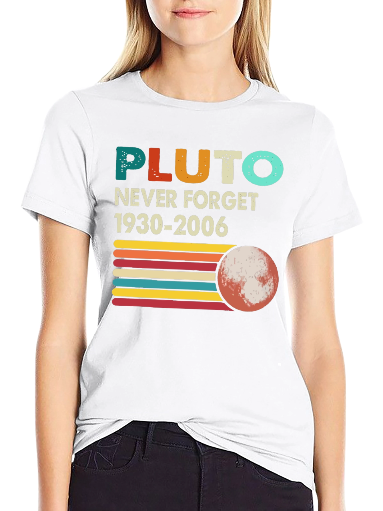 Retro Pluto Never Forget T-Shirt