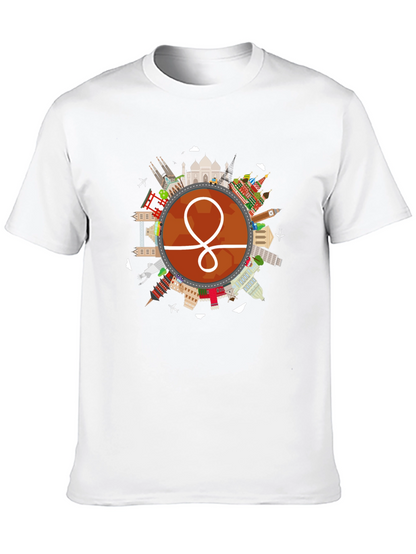World Traveler Graphic Tee - Black Unisex Shirt