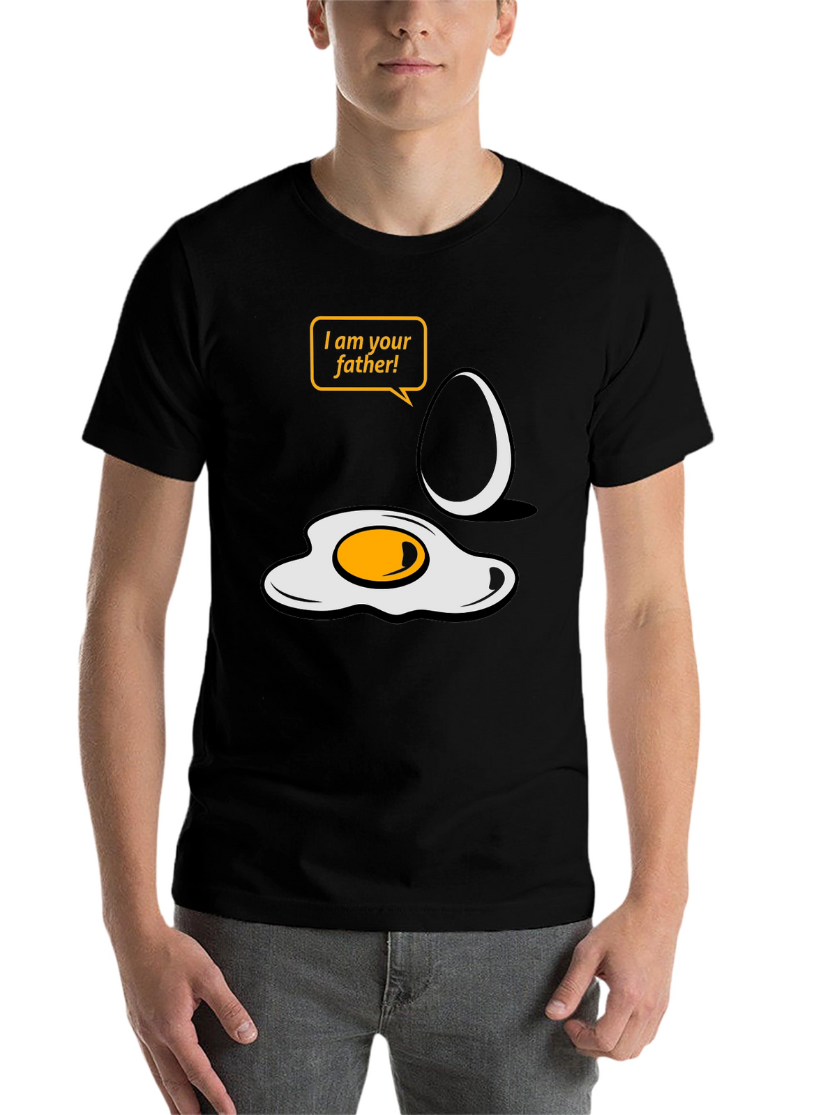 Funny Egg Father T-Shirt - Star Wars Parody