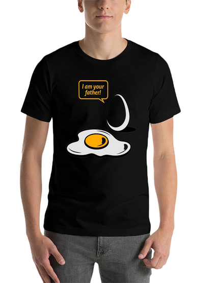 Funny Egg Father T-Shirt - Star Wars Parody