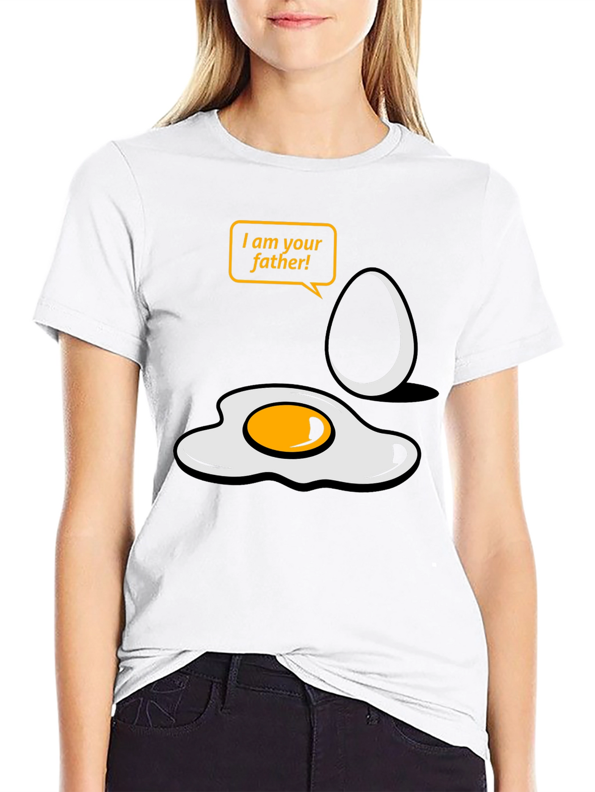 Funny Egg Father T-Shirt - Star Wars Parody