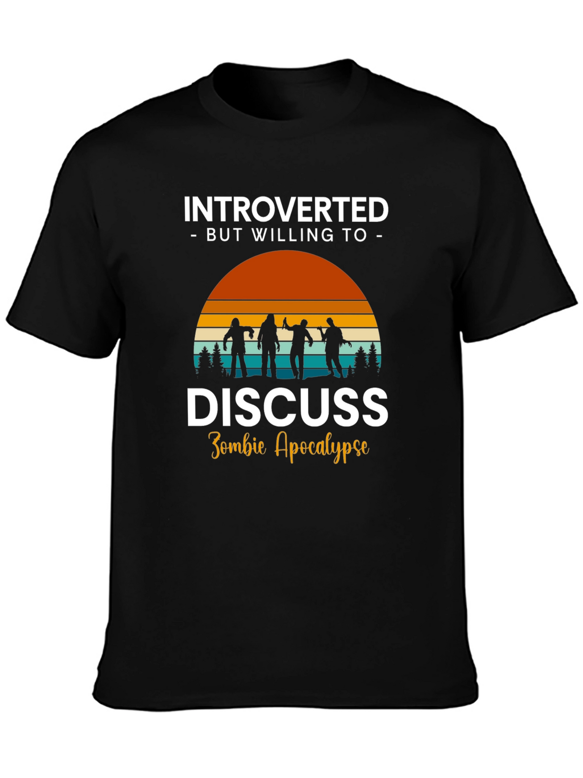 Introverted Zombie Apocalypse T-Shirt