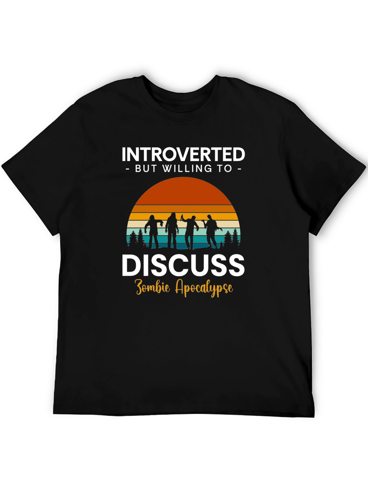 Introverted Zombie Apocalypse T-Shirt