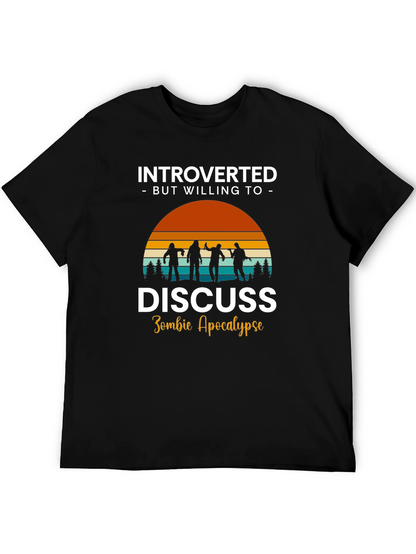 Introverted Zombie Apocalypse T-Shirt