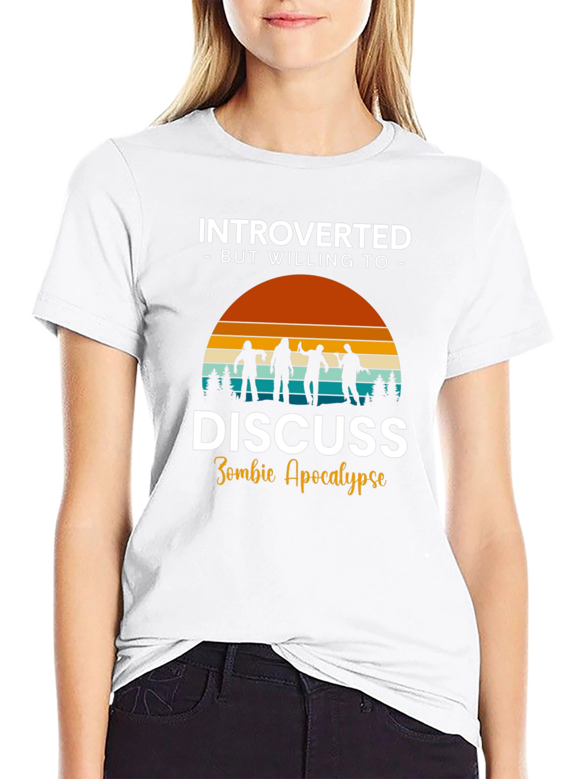Introverted Zombie Apocalypse T-Shirt