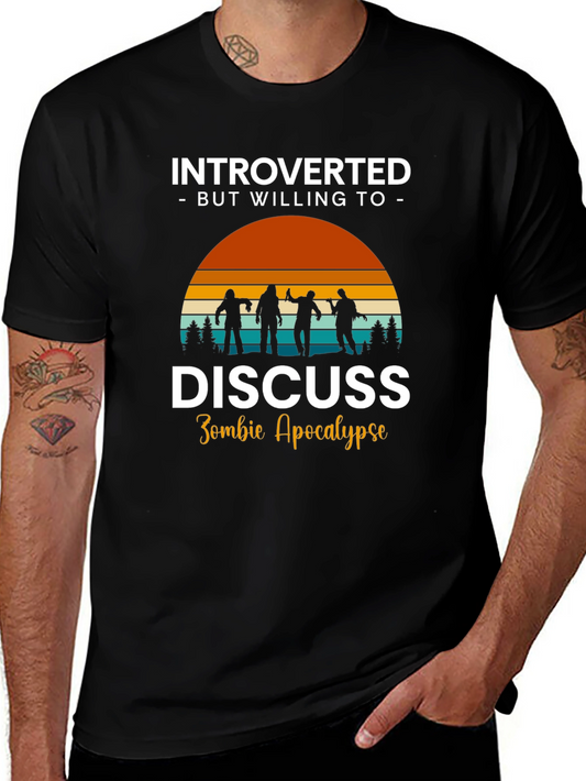 Introverted Zombie Apocalypse T-Shirt