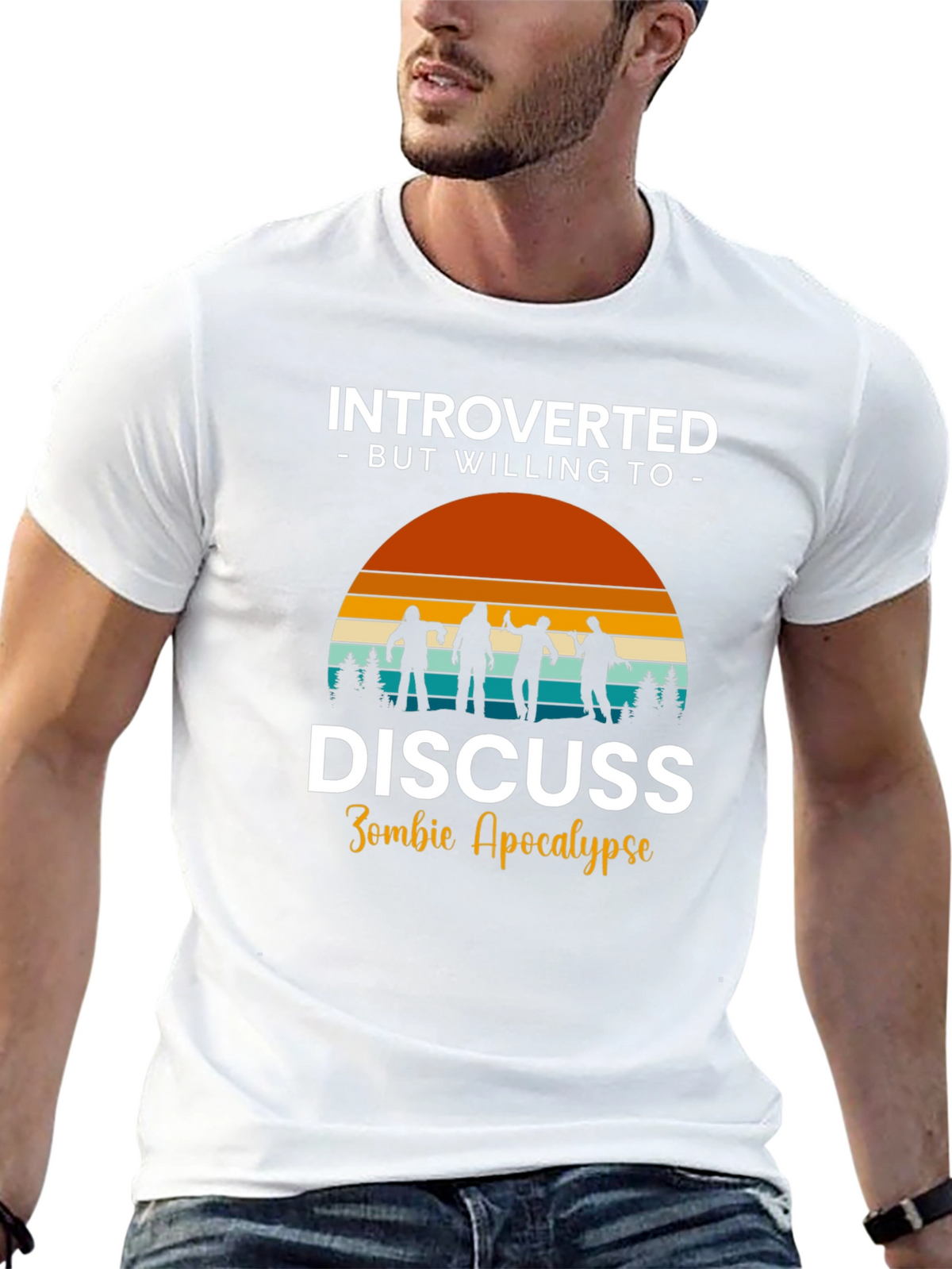 Introverted Zombie Apocalypse T-Shirt