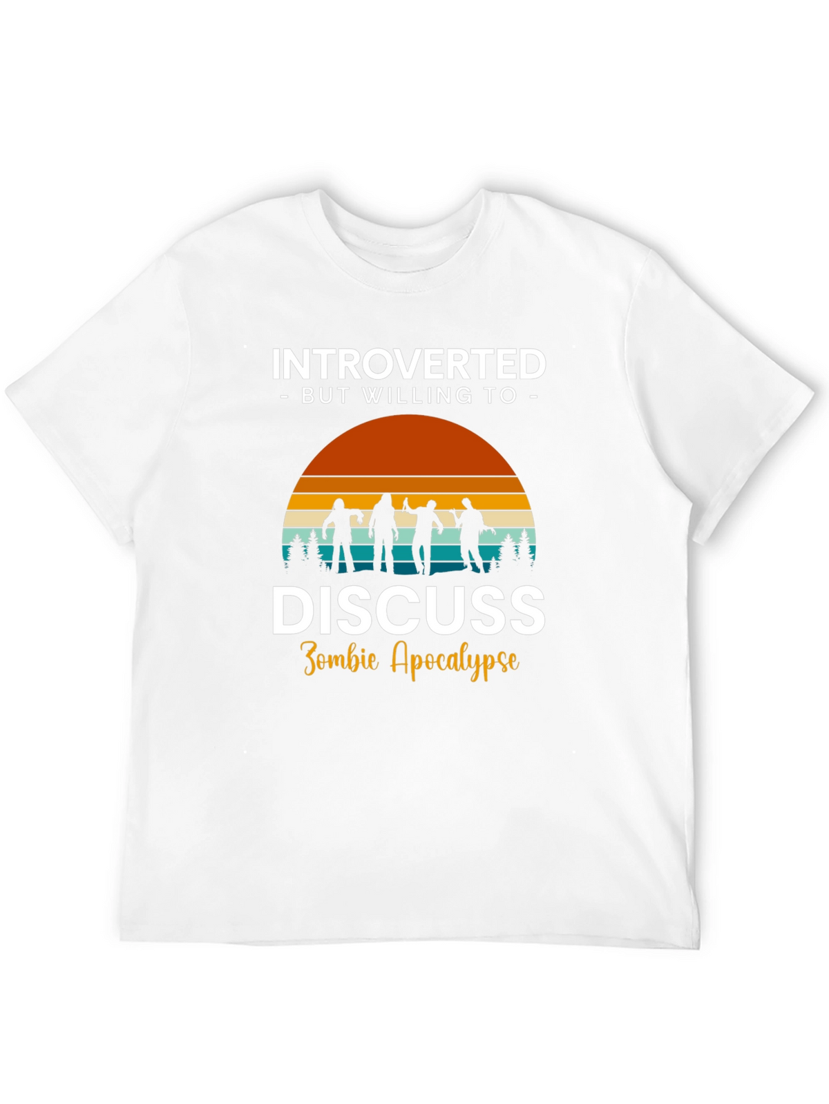 Introverted Zombie Apocalypse T-Shirt