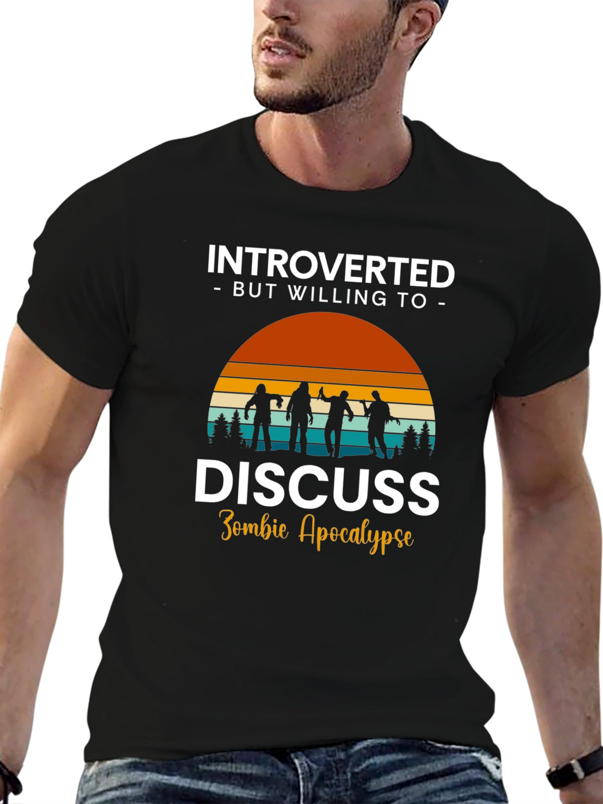 Introverted Zombie Apocalypse T-Shirt