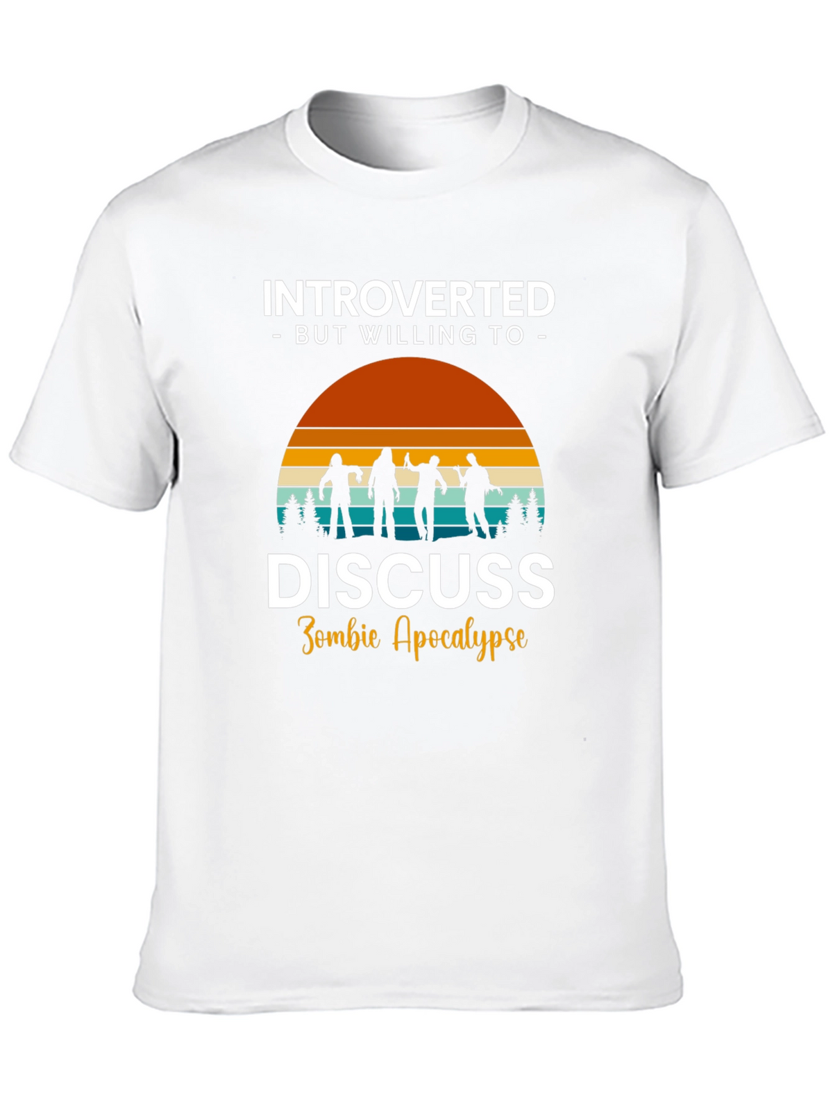 Introverted Zombie Apocalypse T-Shirt