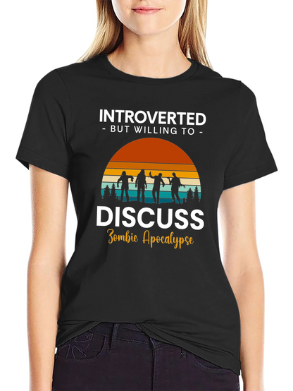 Introverted Zombie Apocalypse T-Shirt