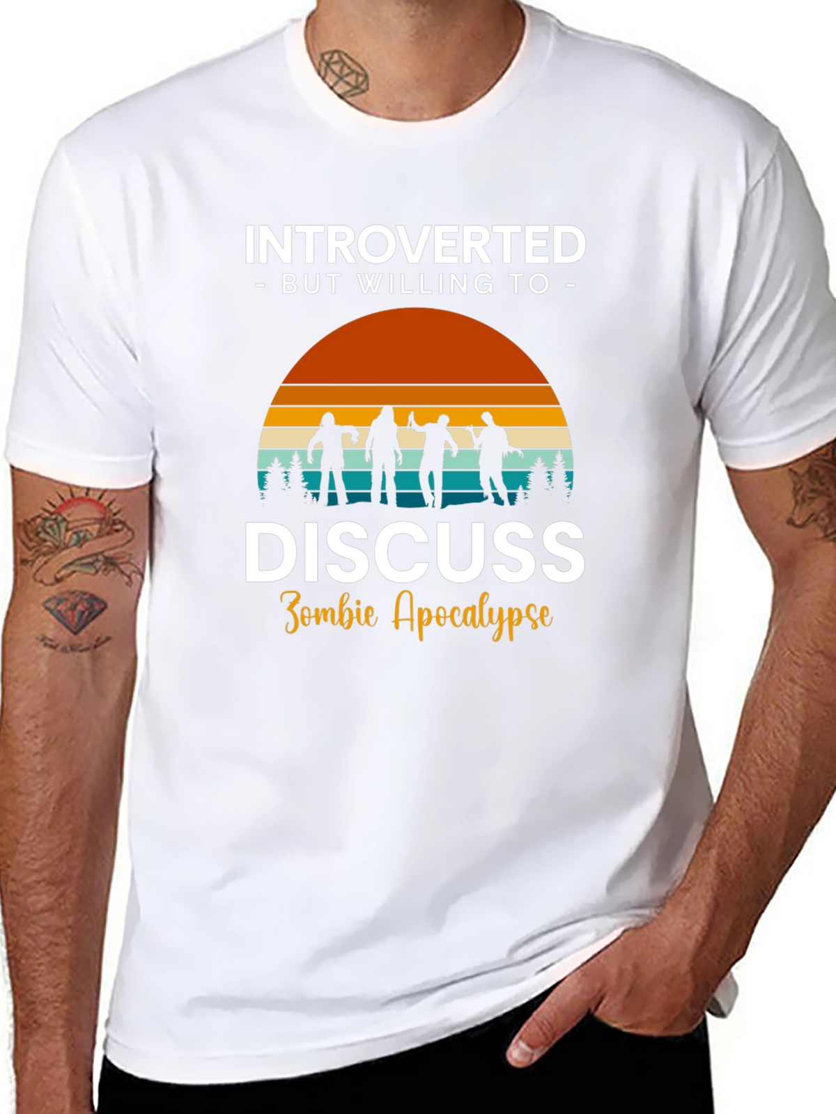 Introverted Zombie Apocalypse T-Shirt