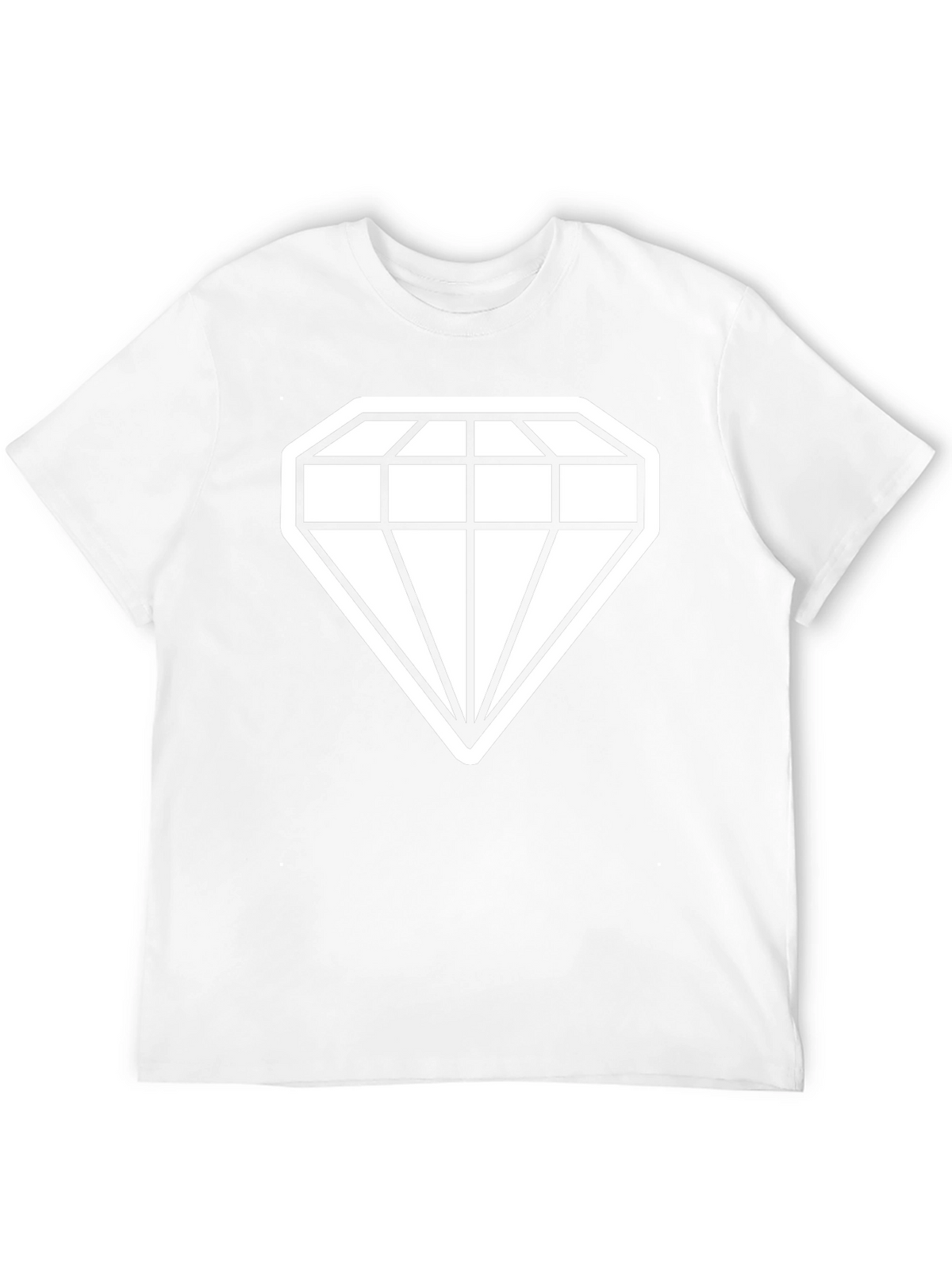 Diamond Graphic Tee - Stylish Black T-Shirt