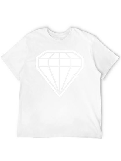 Diamond Graphic Tee - Stylish Black T-Shirt