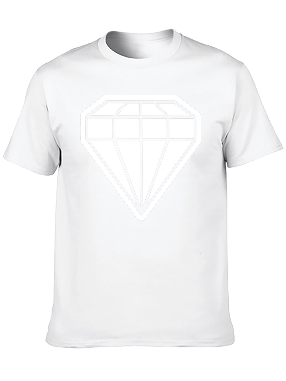 Diamond Graphic Tee - Stylish Black T-Shirt