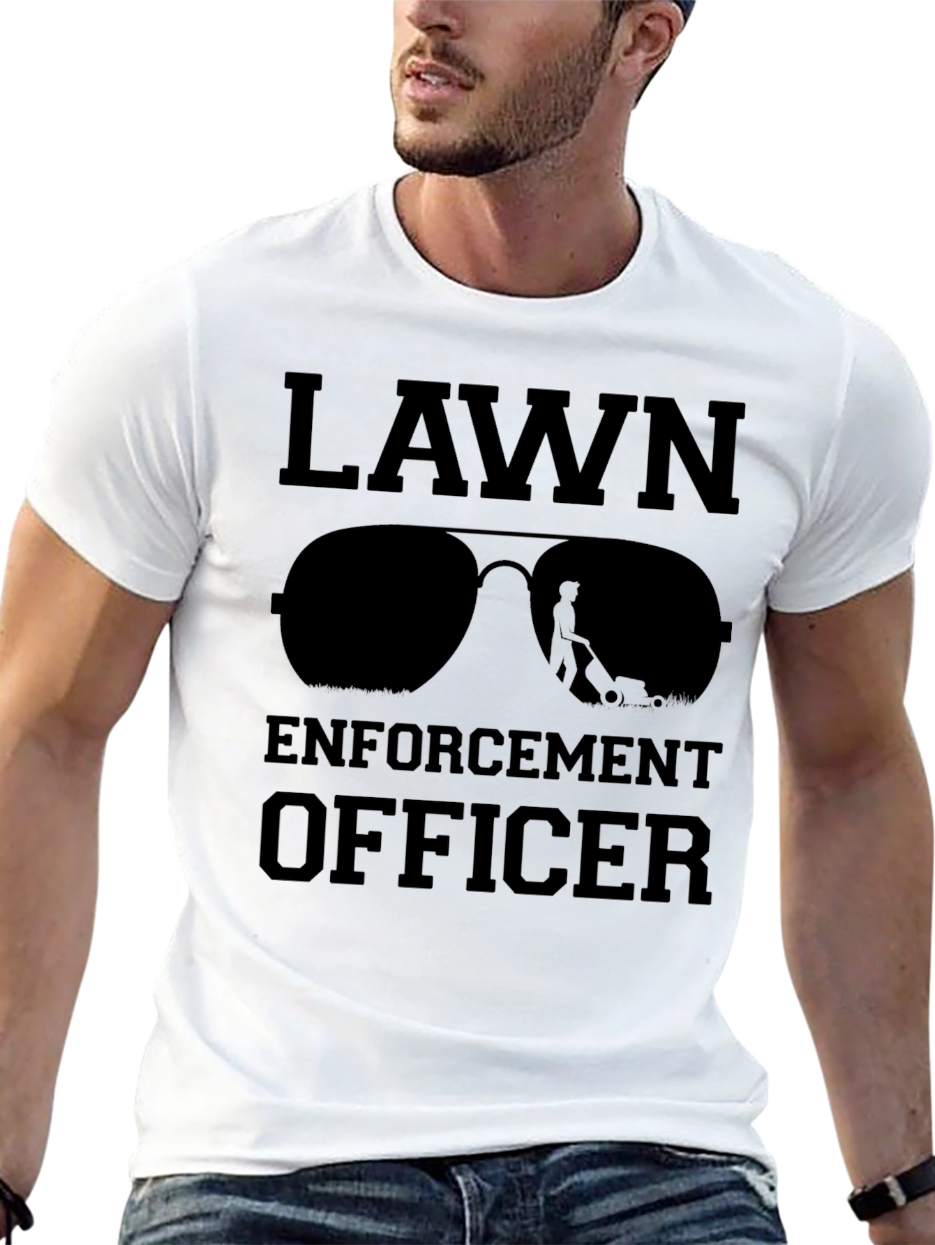 Lawn Enforcement Officer Graphic Tee