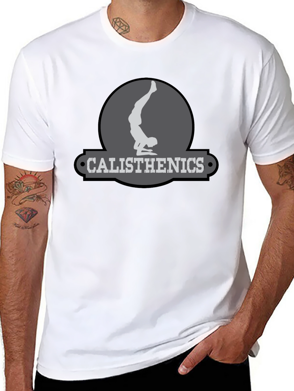 Calisthenics Graphic Tee - Strength Training Apparel