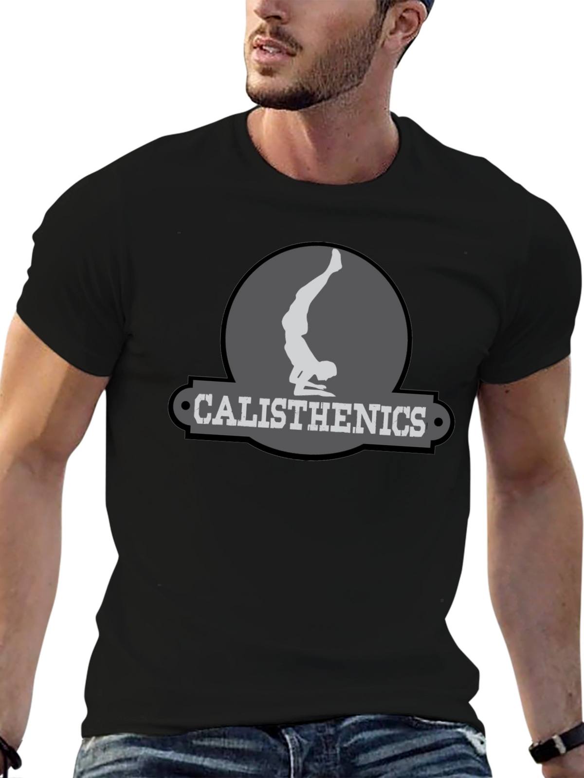 Calisthenics Graphic Tee - Strength Training Apparel