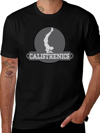 Calisthenics Graphic Tee - Strength Training Apparel