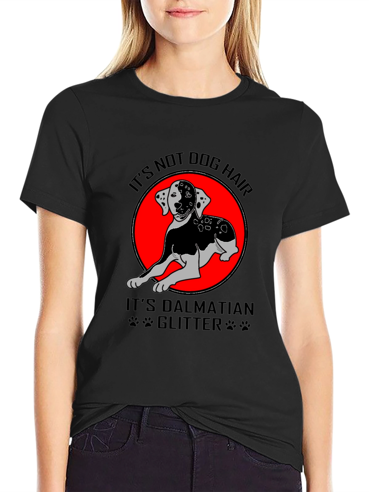 Dalmatian Glitter T-Shirt - Dog Lover Tee