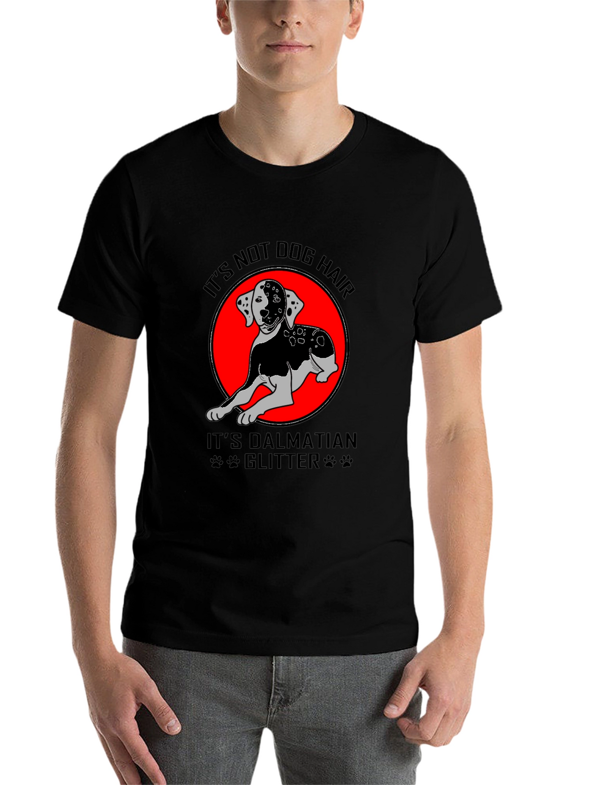 Dalmatian Glitter T-Shirt - Dog Lover Tee