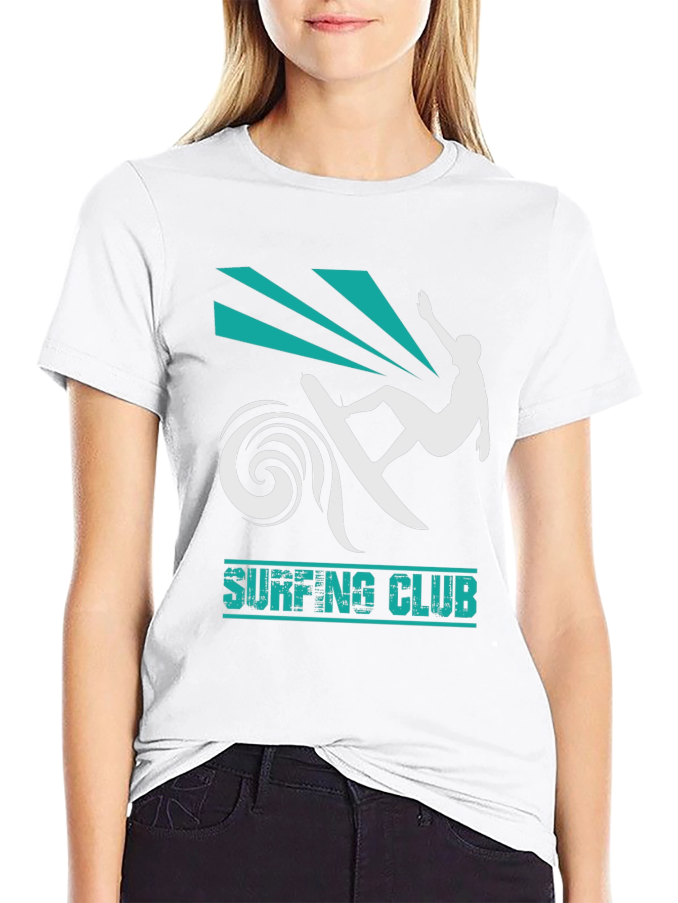 Surfing Club Black T-Shirt