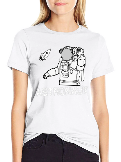 Astronaut Graphic T-Shirt - Space Adventure Tee