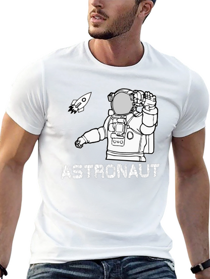 Astronaut Graphic T-Shirt - Space Adventure Tee