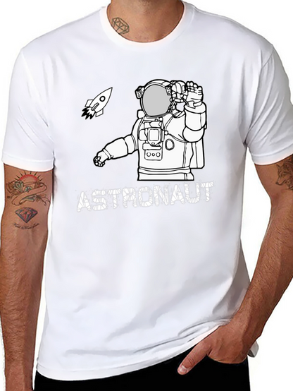 Astronaut Graphic T-Shirt - Space Adventure Tee