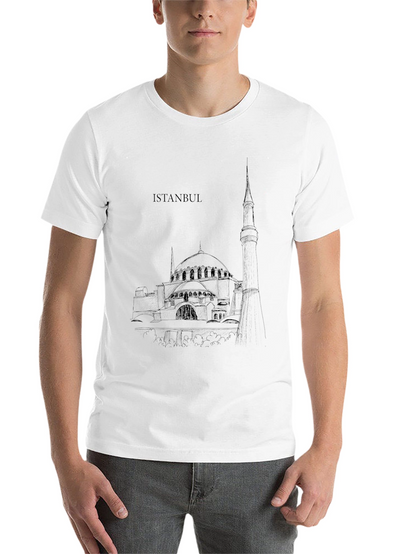 Istanbul Sketch Black T-Shirt
