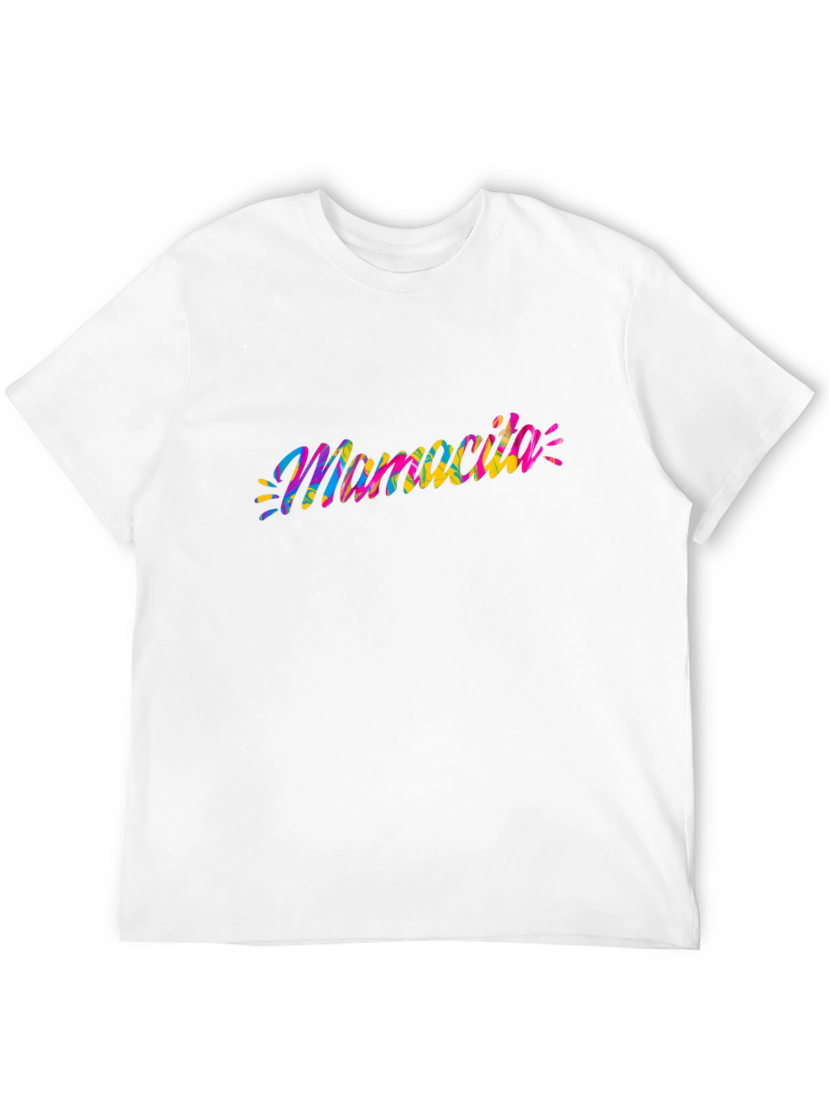 Mamacita Tie-Dye Graphic Tee - Soft Black Cotton