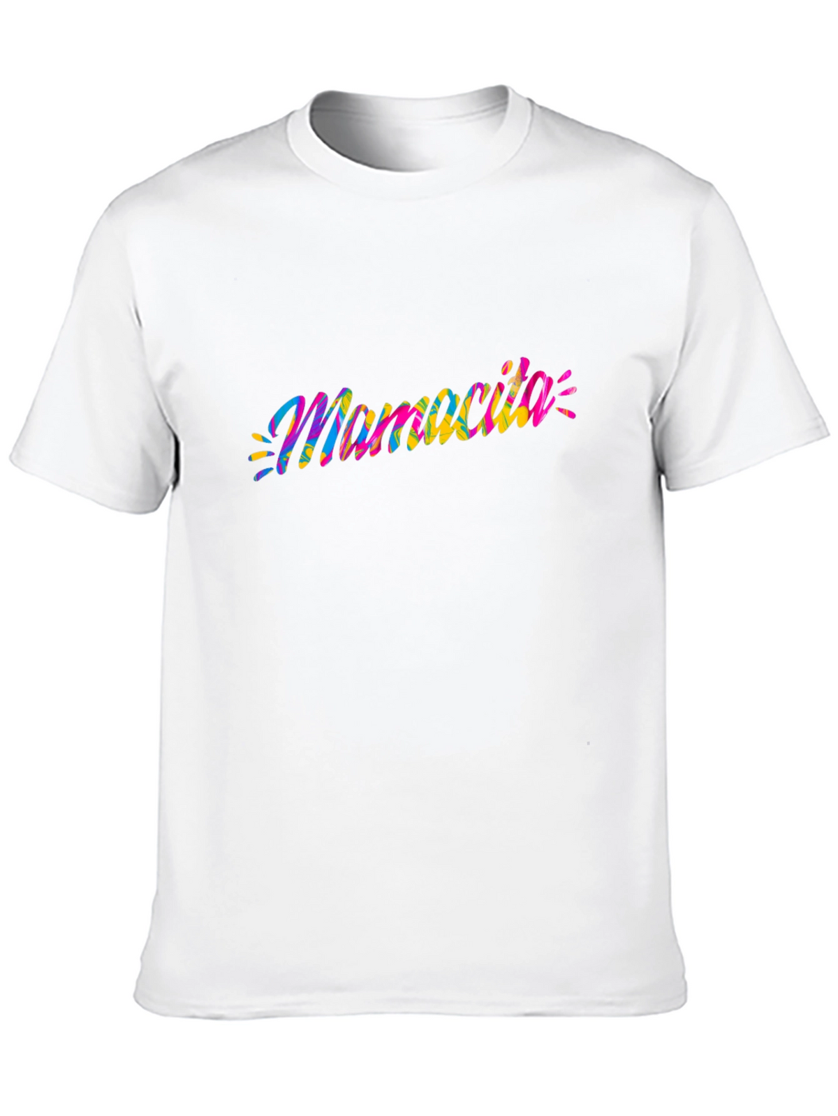 Mamacita Tie-Dye Graphic Tee - Soft Black Cotton