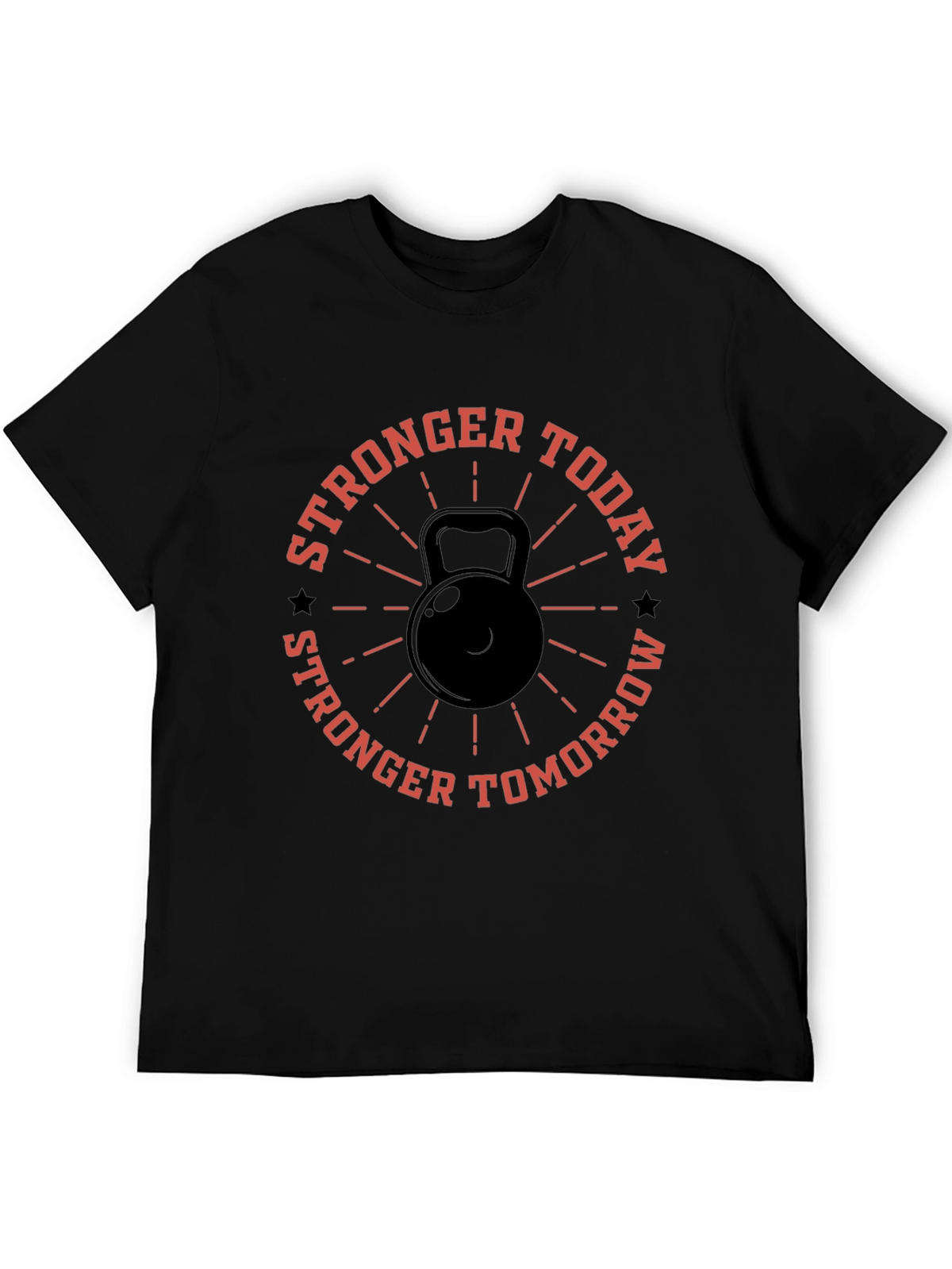 Stronger Today Kettlebell Graphic T-Shirt