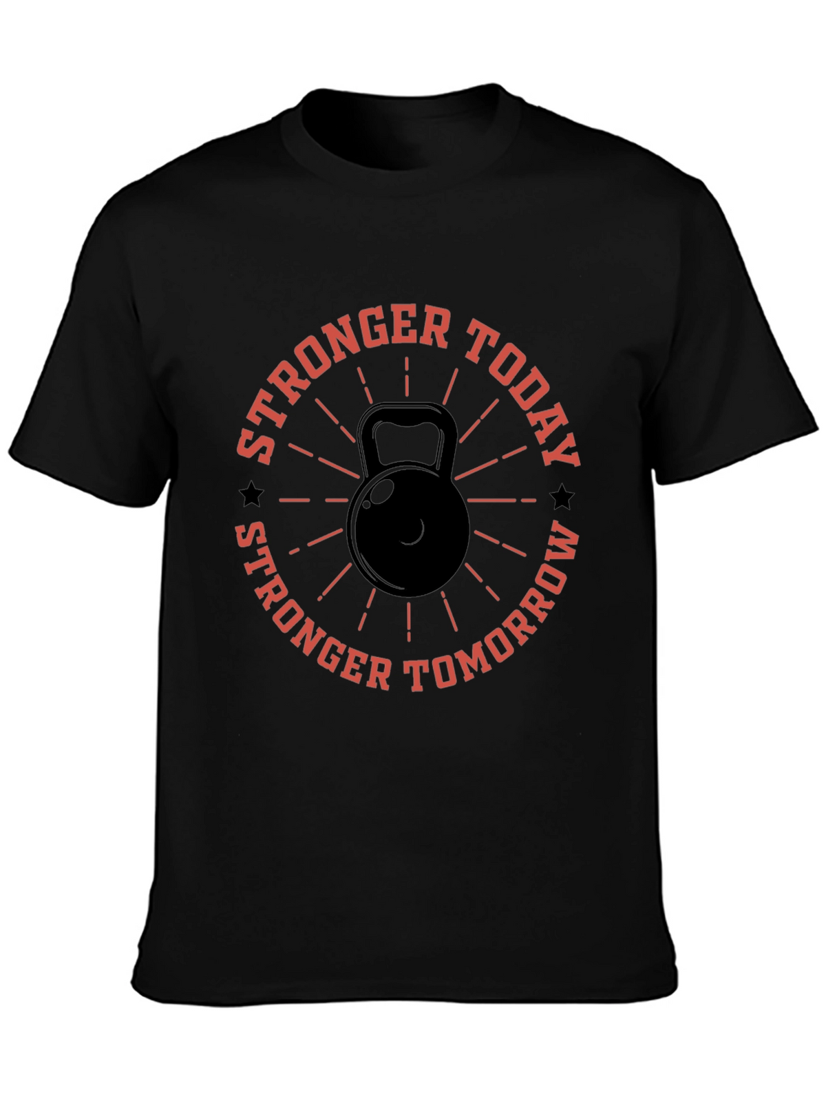 Stronger Today Kettlebell Graphic T-Shirt