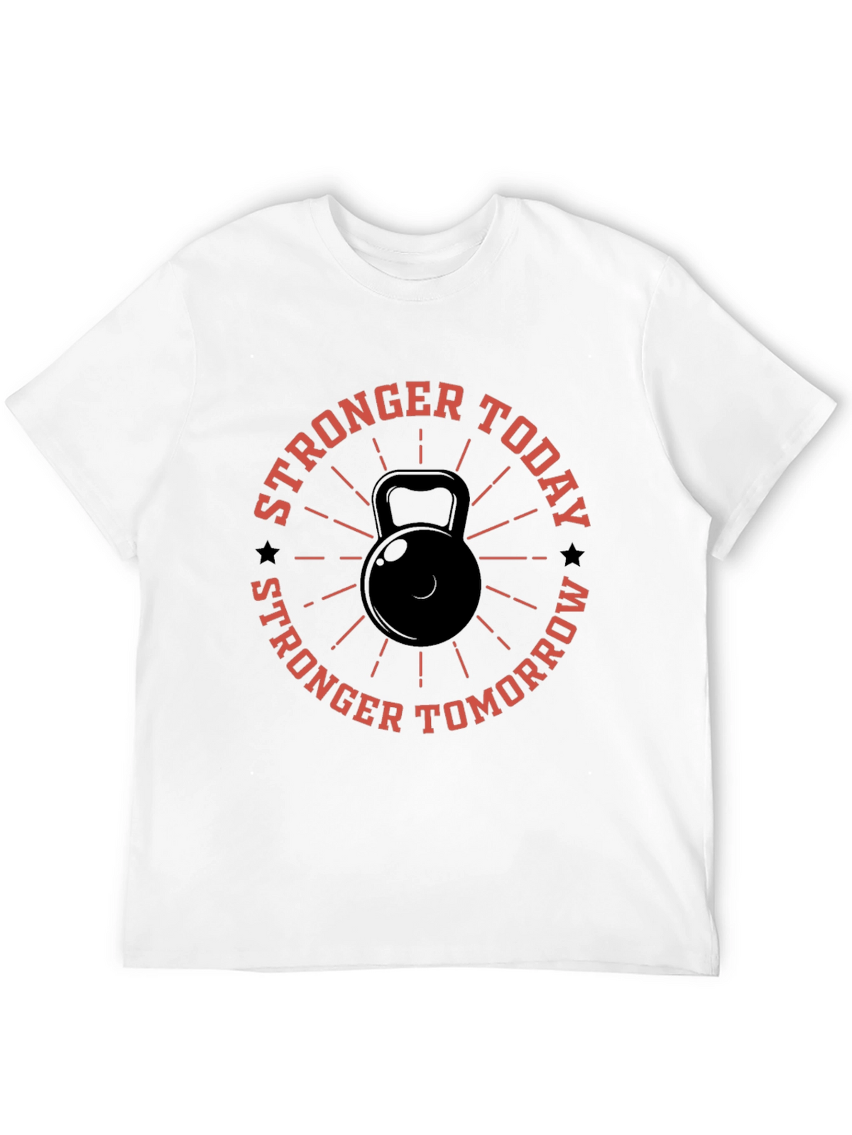 Stronger Today Kettlebell Graphic T-Shirt
