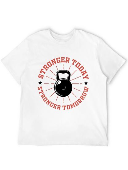 Stronger Today Kettlebell Graphic T-Shirt