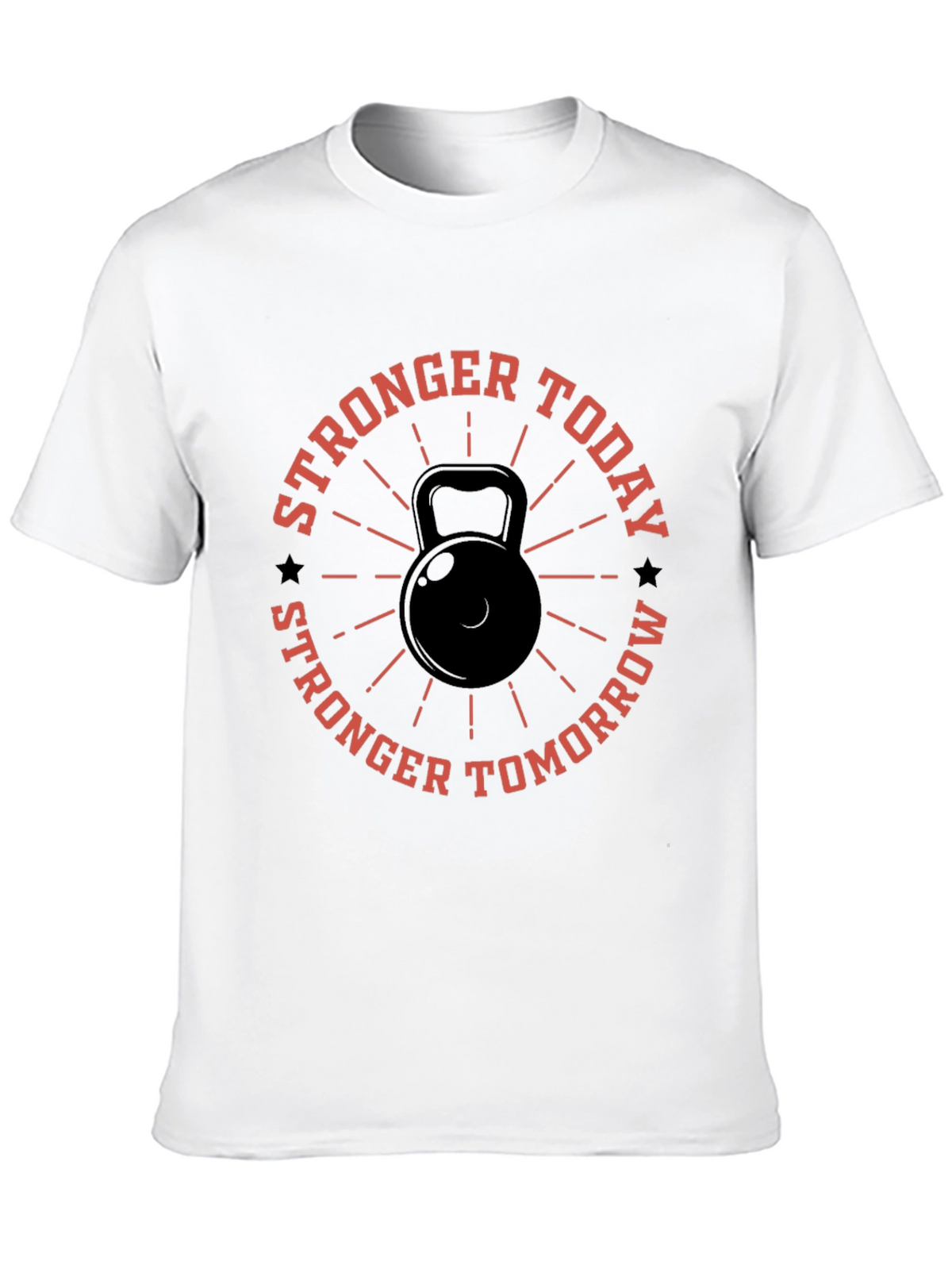 Stronger Today Kettlebell Graphic T-Shirt