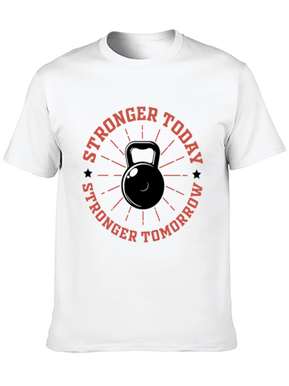 Stronger Today Kettlebell Graphic T-Shirt