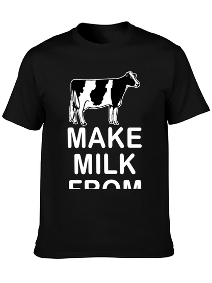 Make Milk From Cows Black Tee