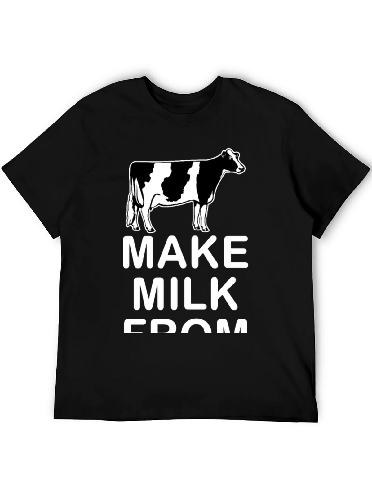 Make Milk From Cows Black Tee