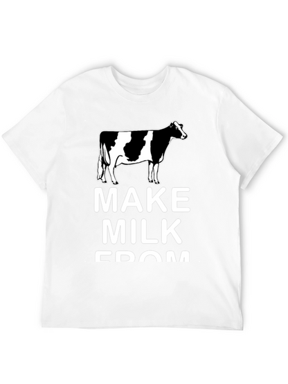 Make Milk From Cows Black Tee