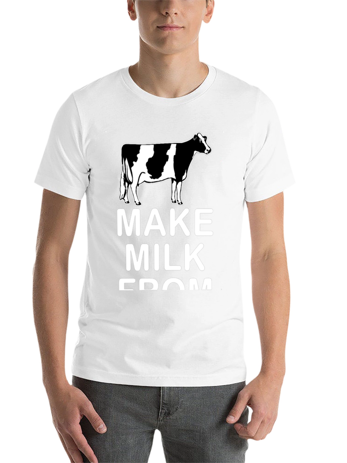 Make Milk From Cows Black Tee