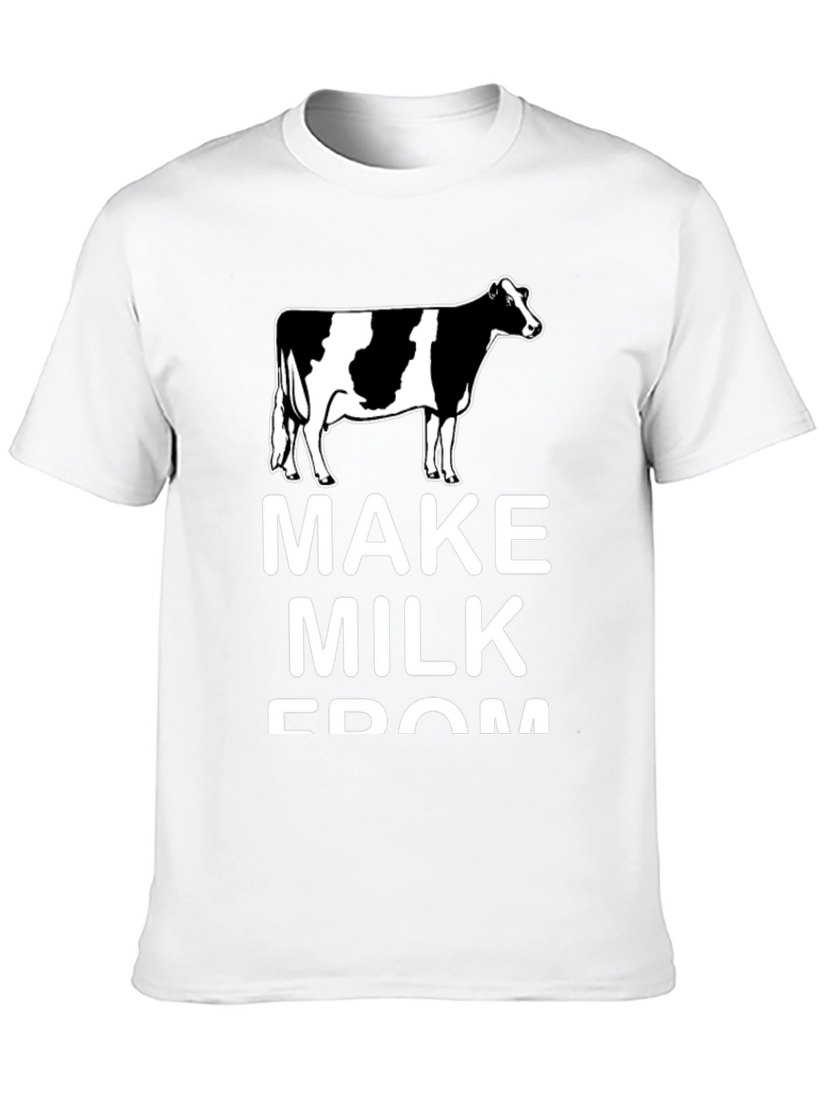 Make Milk From Cows Black Tee