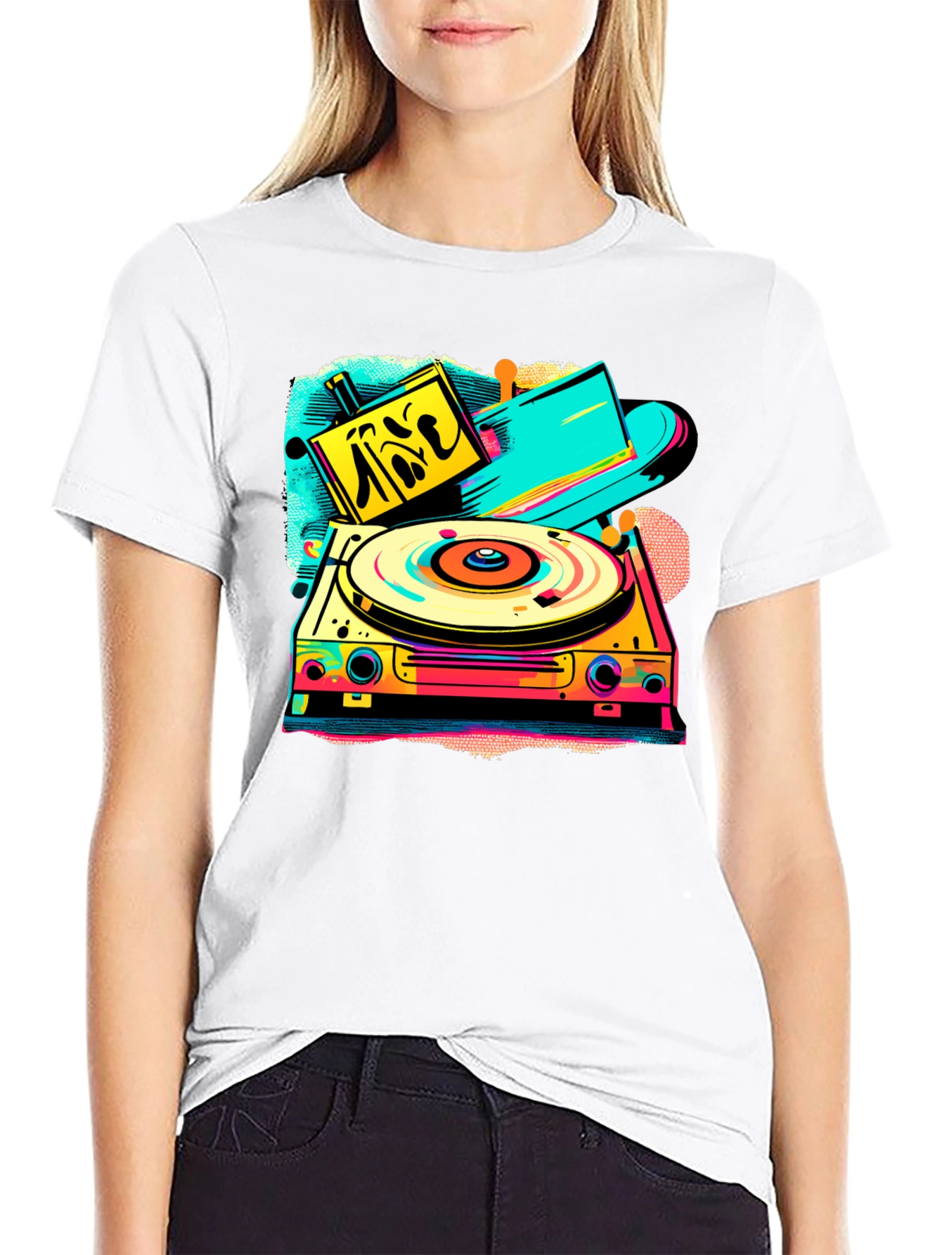 Retro Turntable Graphic Tee