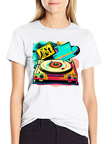 Retro Turntable Graphic Tee